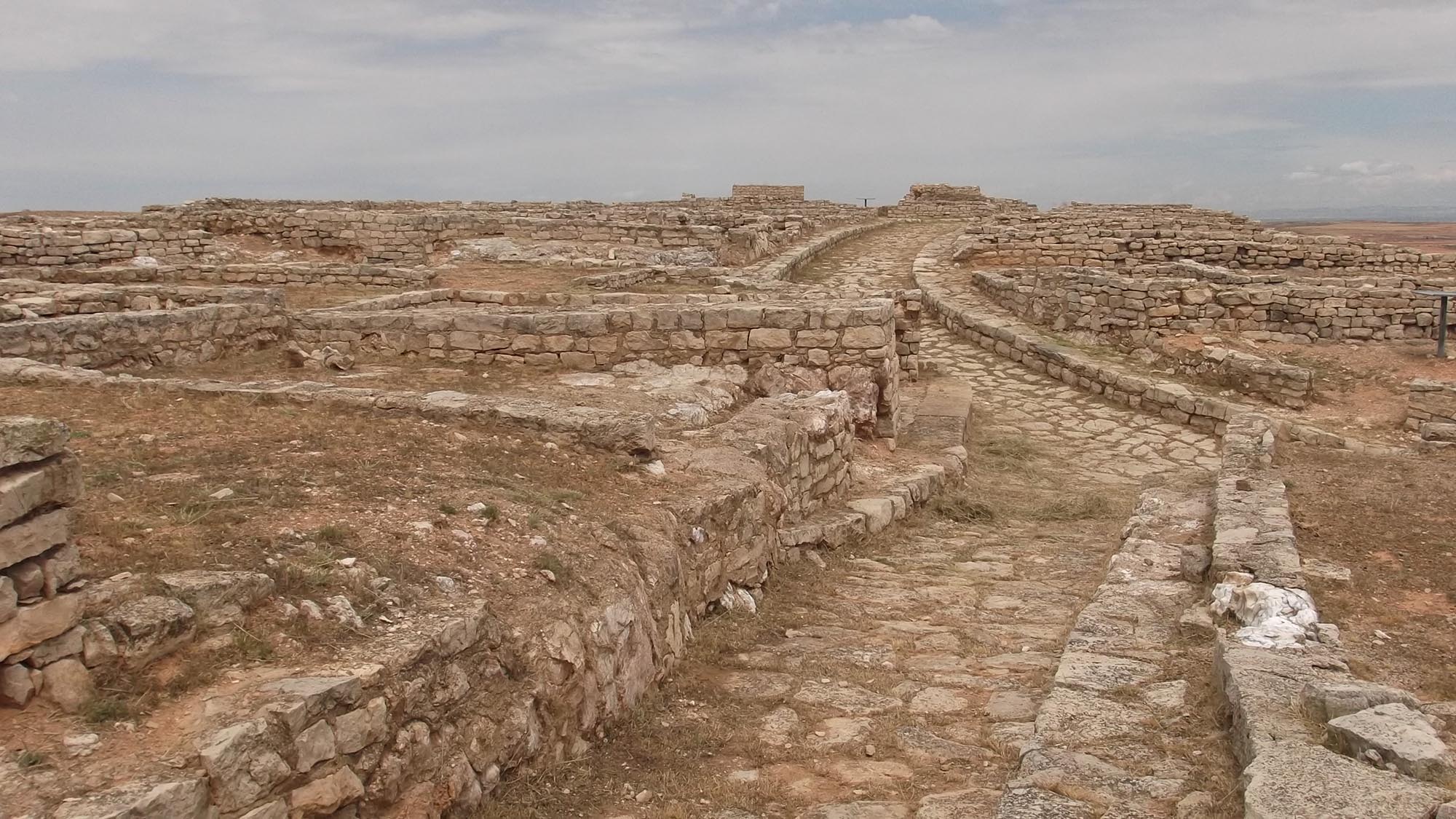 Yacimiento arqueológico del Cabezo de Alcalá, Azaila. Foto: Consorcio Patrimonio Ibérico de Aragón
