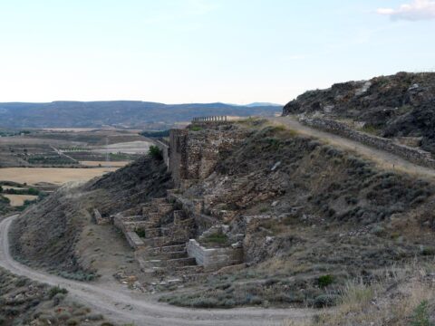 Vista del yacimiento arqueológico de Bílbilis, Calatayud. Foto: Juan Carlos Gil Ballano