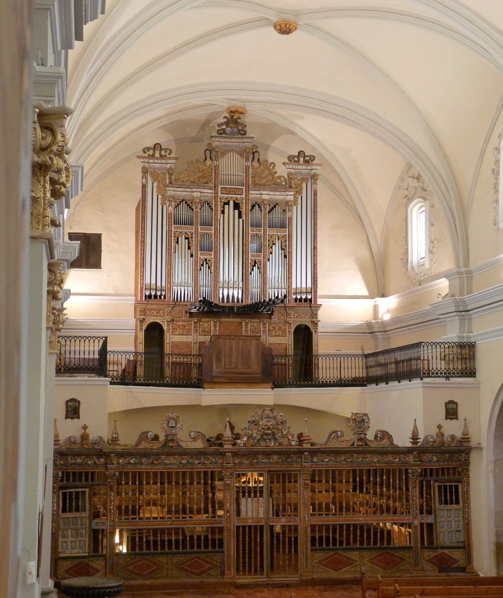 Órgano de la iglesia parroquial de la Inmaculada Concepción de Cella