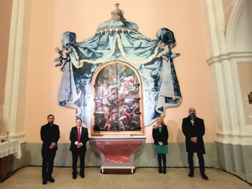 Presentación de la réplica de las pinturas perdidas de Goya en la iglesia de Fuendetodos