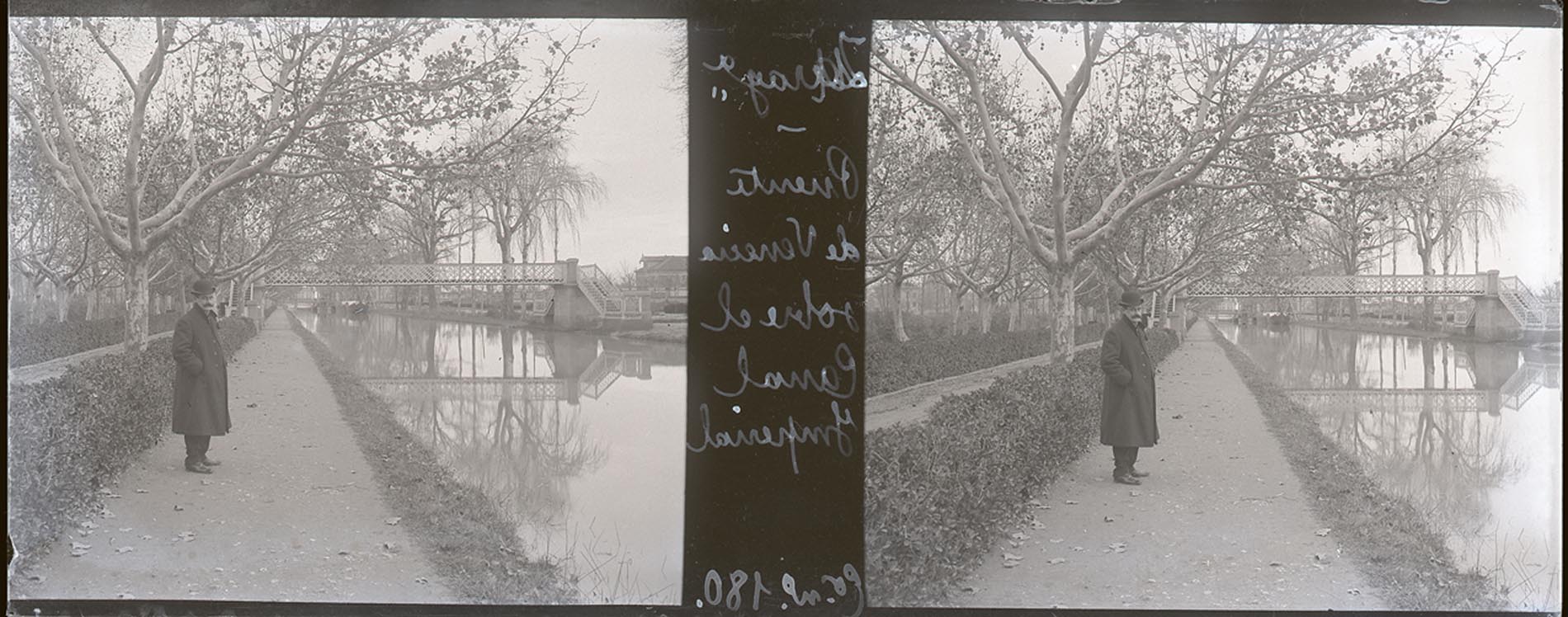 Zaragoza. Canal Imperial. Puente Venecia. Año 1909. ES/AHPZ - MF/SIPA/_0180_776