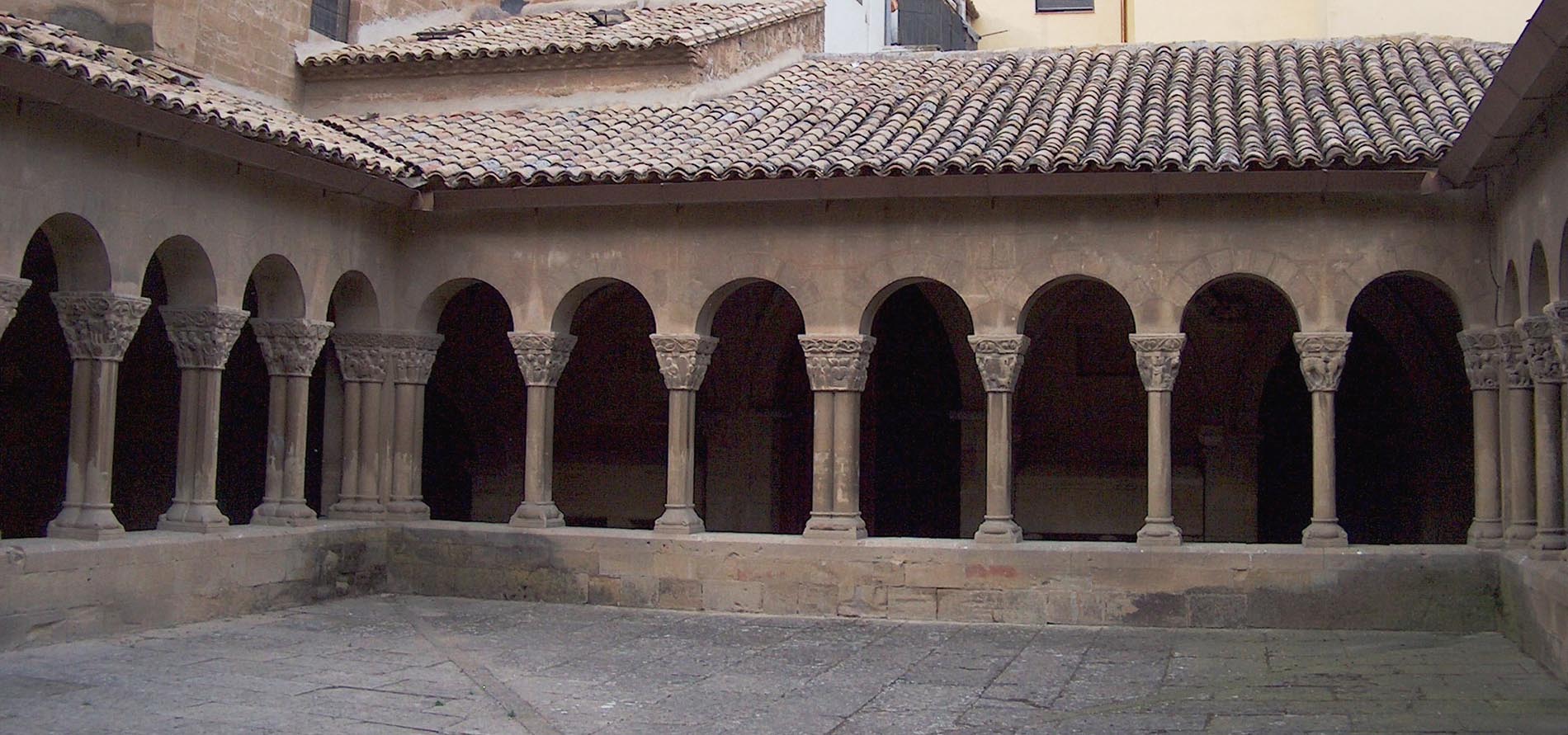 Claustro de San Pedro el Viejo, Huesca. Foto: Archivo fotográfico del Gobierno de Aragón