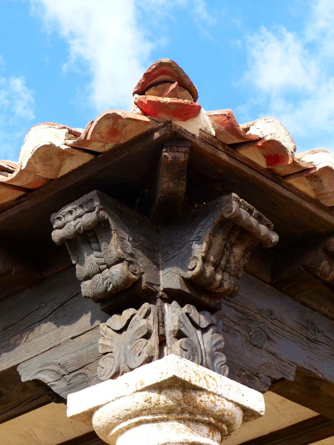 Detalle de la techumbre de la Ermita de Santa Ana, en Ababuj - Chabier de Jaime