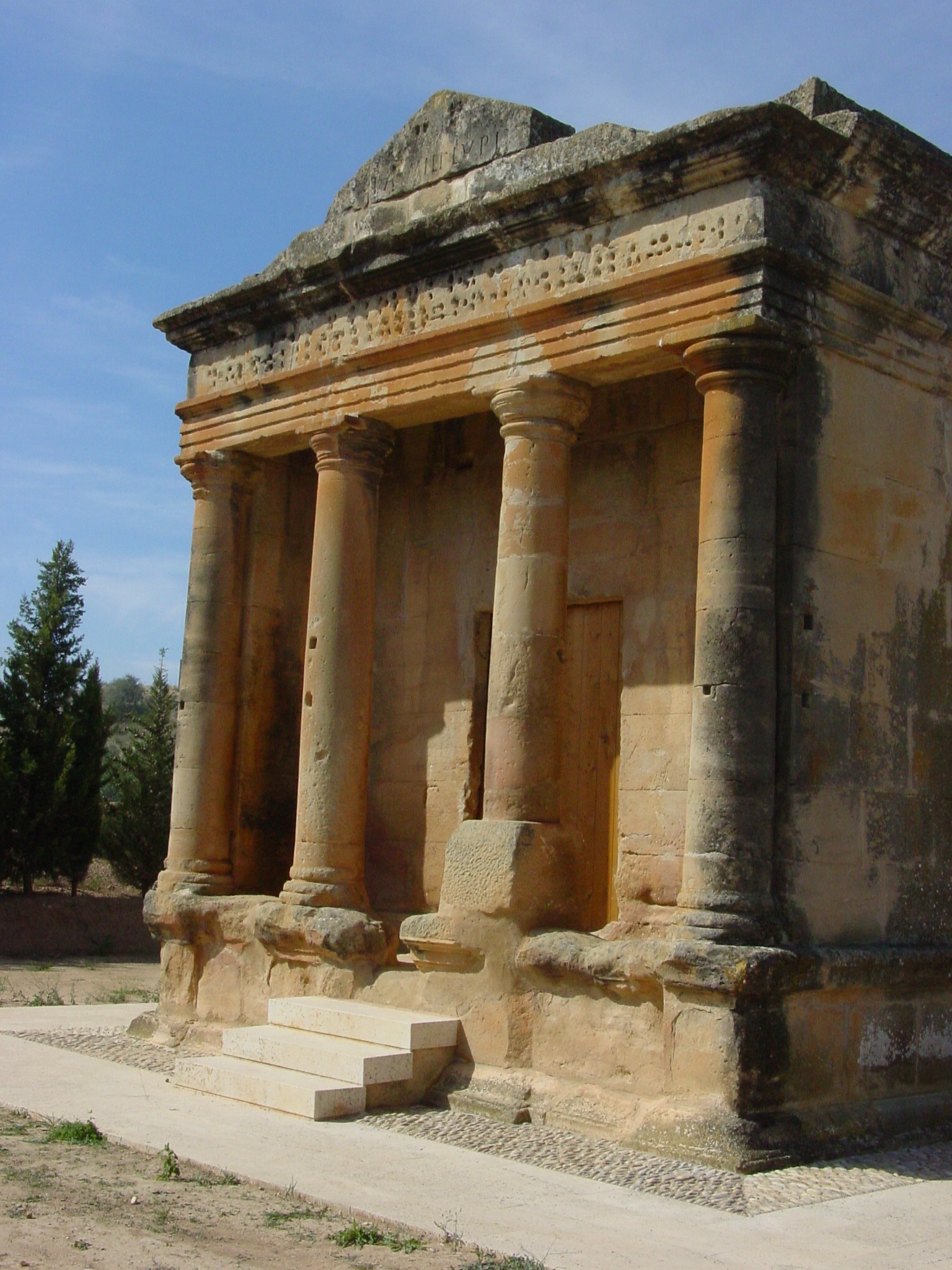 Mausoleo romano de Fabara. Foto: Archivo fotográfico del Gobierno de Aragón