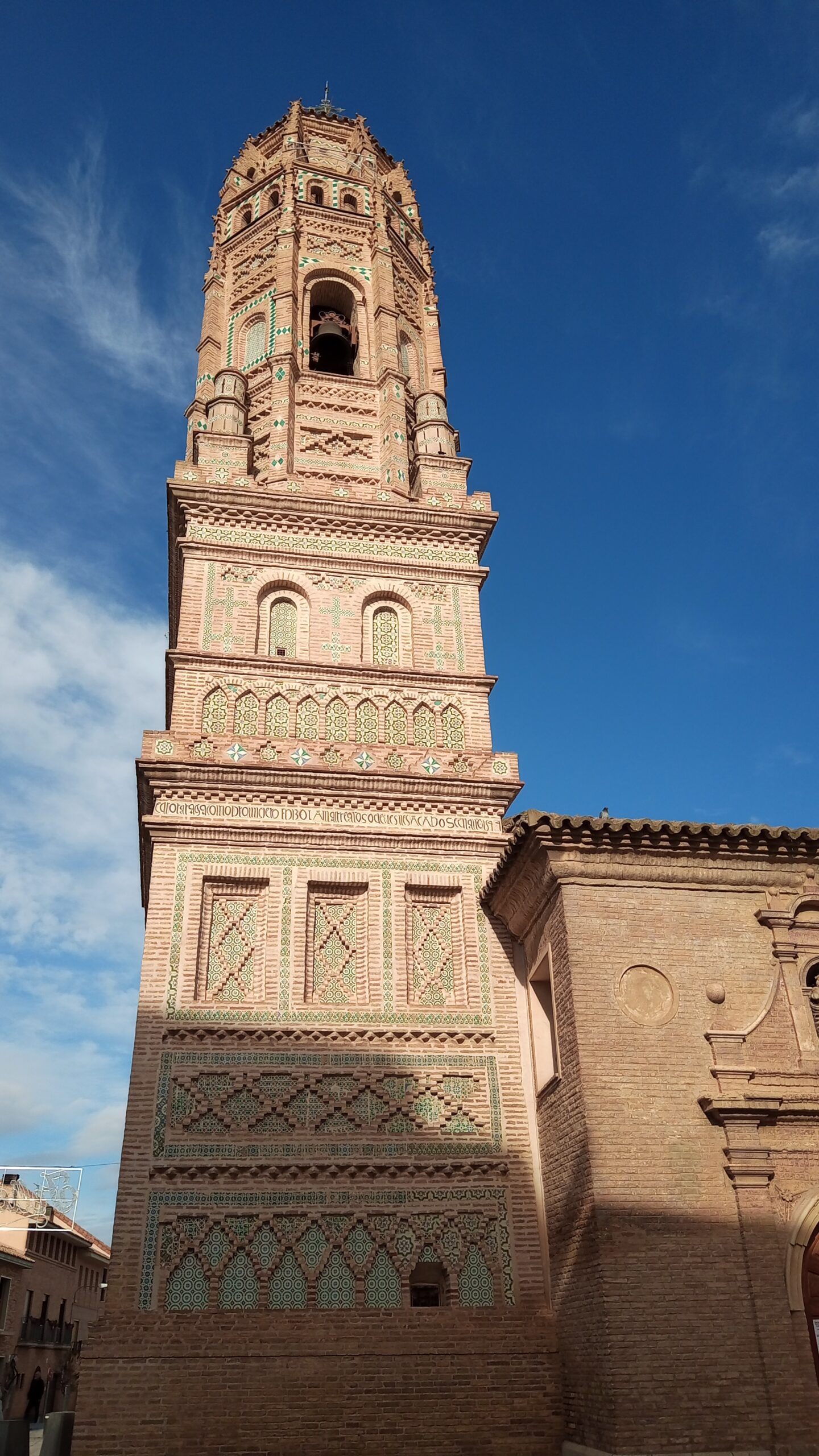Torre de la iglesia de Santa María, Utebo. Foto: Sara Gimeno
