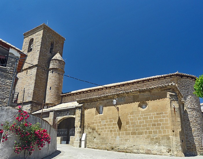 Iglesia de San Martín de Tours, Artieda. Foto: Archivo del Gobierno de Aragón