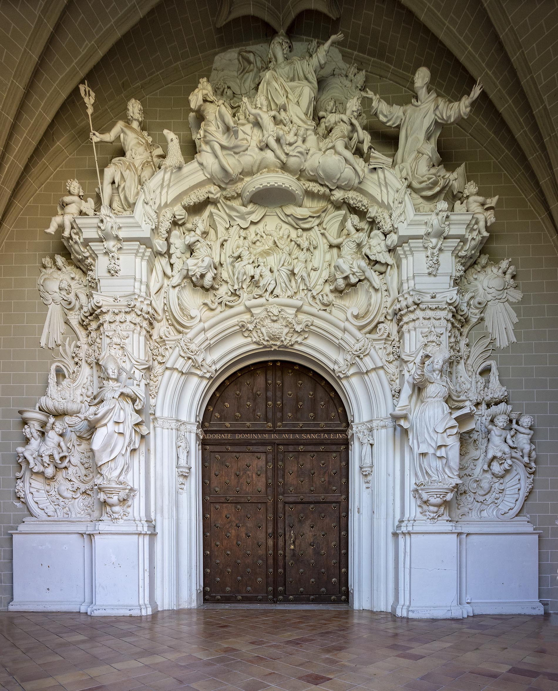 Puerta de la iglesia de la Cartuja de Aula Dei, Zaragoza. Foto: Juan Carlos Gil Ballano